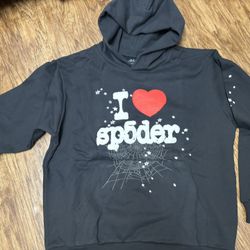 I Love spider Hoodie 