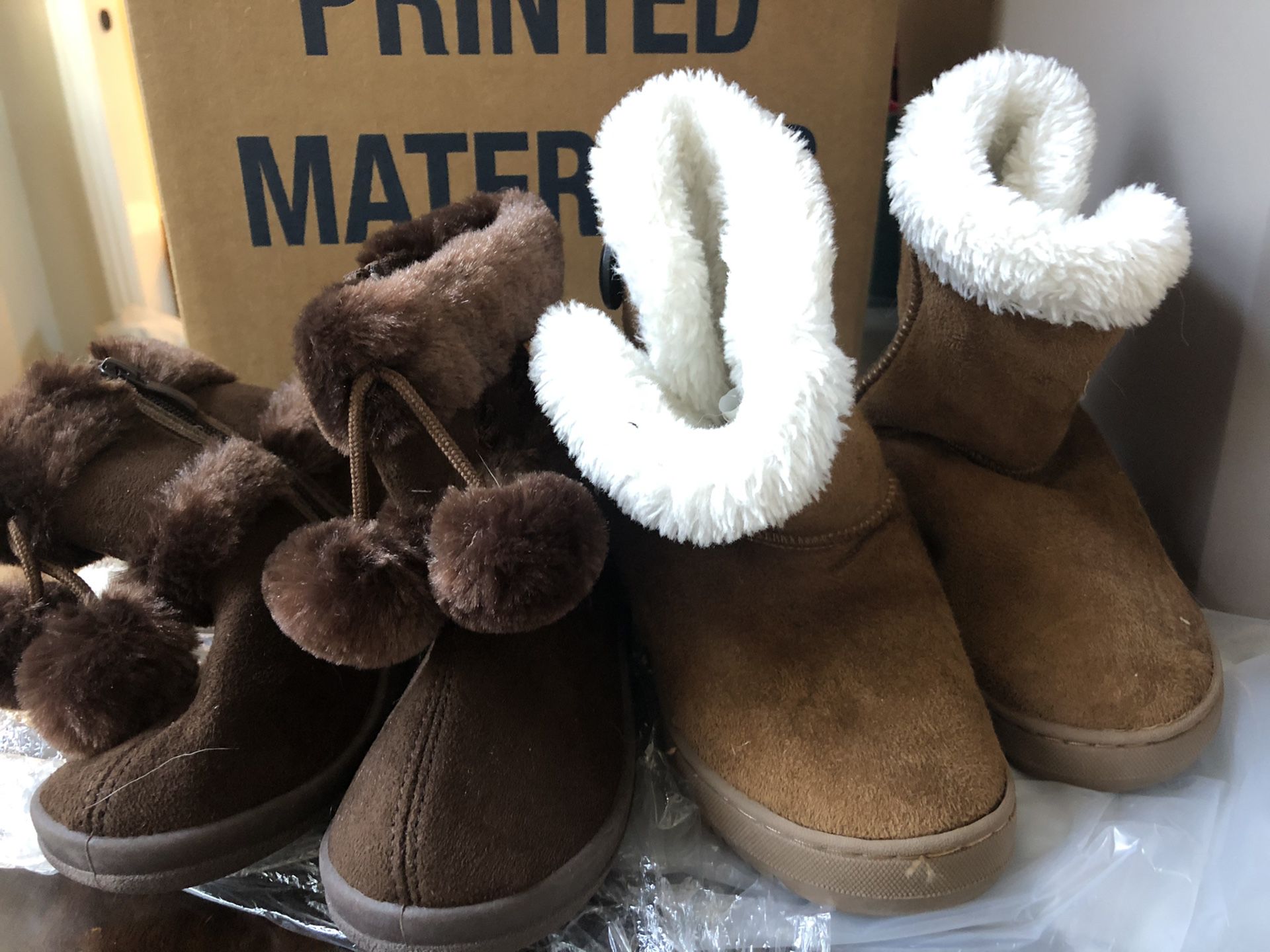 Girl toddler boots 9/10c