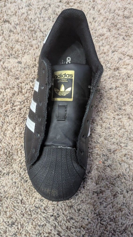Black Shell Toe Adidas