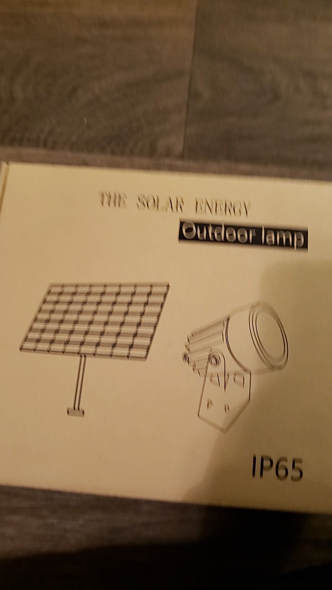 Solar Energy outdoor lamp