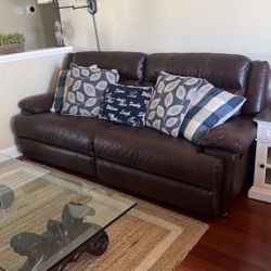 Leather Couch 