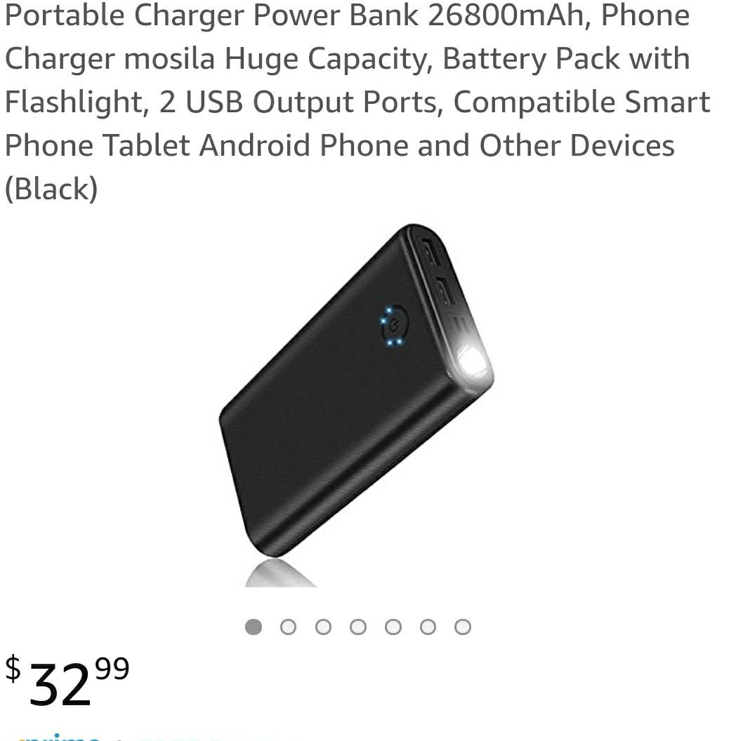 Portable Charger Power Bank 26800mAh