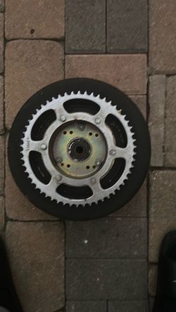 6 inch mini bike wheel set up
