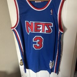 NBA New Jersey Nets Drazen Petrovic blue jersey size L