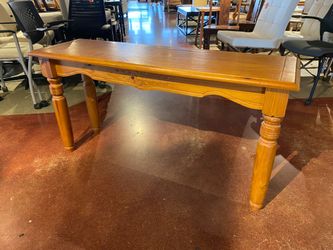 Farmhouse Style Pine Sofa Table