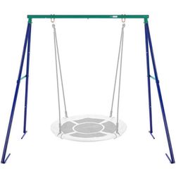 Clearance Metal Frame Full Steel Swing Stand, Hold up to 440 lbs, Saucer Swing NOT Included