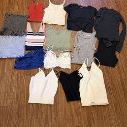 15 pcs women’s top small and medium