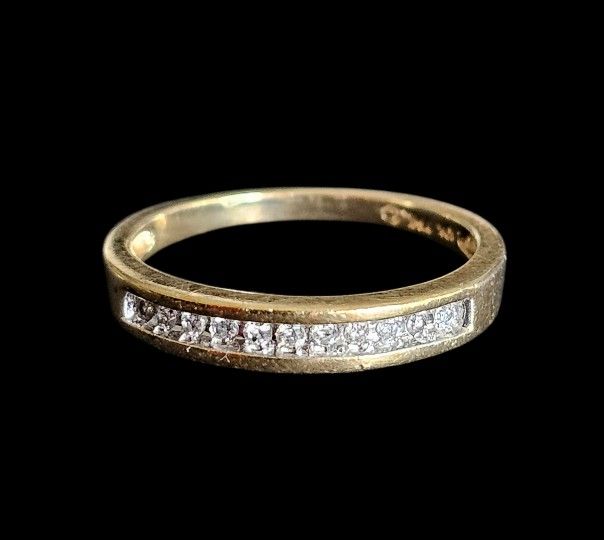 10K THL Diamonds Ring Size 6.75