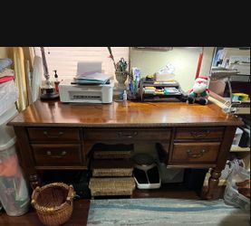 wood desk