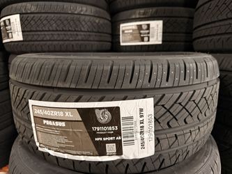 Brand New Pegasus 245/45R18 HPX Sport AS (1 Year Road Hazard, 50k Mileage Warranty)