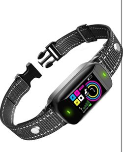 Smart Dog Bark Collar, Anti Barking Training Collar with 4 Training Modes, 5 Adjustable Sensitivity Levels, Waterproof and Magnetic Charging, Smart Ba