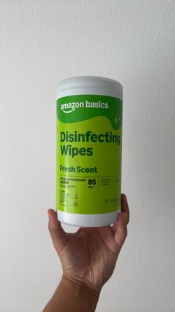 Amazon Basics Disinfecting Wipes Fresh Scent 85ct