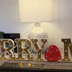 Marry Me Signs With Lights ✨new