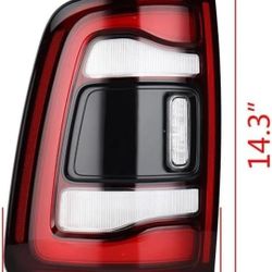 2019-2024 Dodge Ram 2500 & 3500 Taillights with Blind Sensor