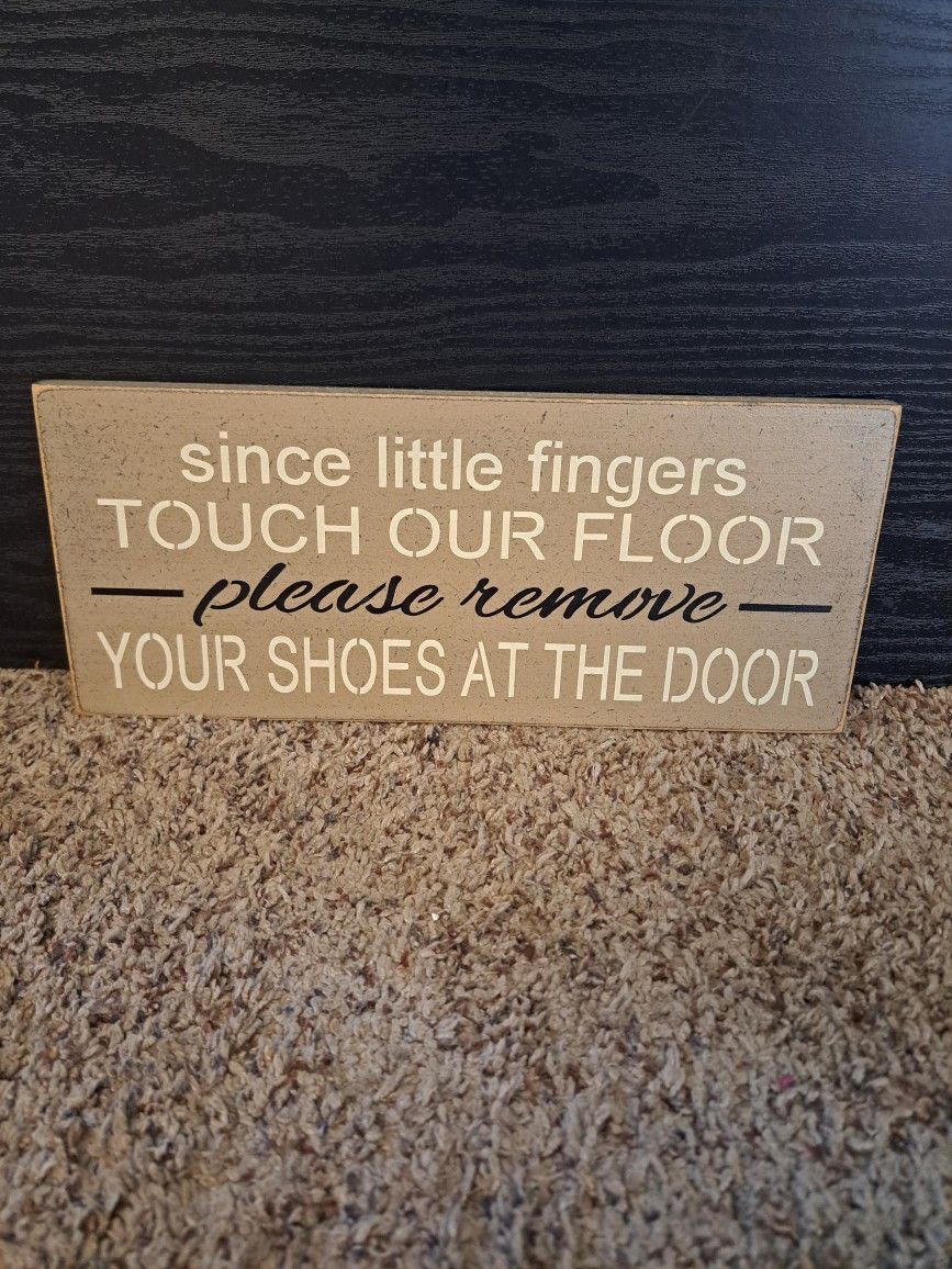 Baby Hygiene Sign