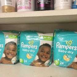 Diapers Pampers And Pull UPS 