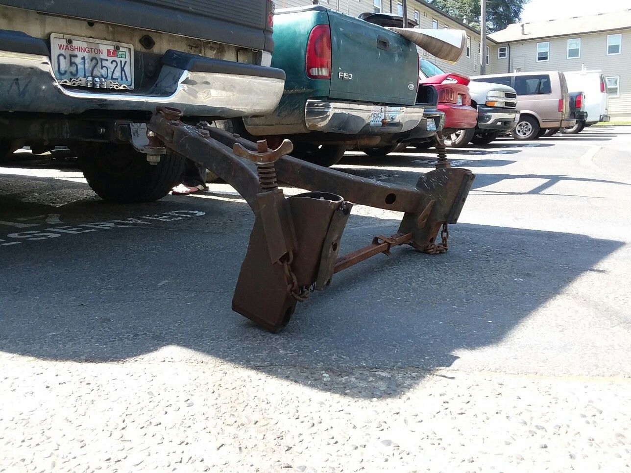 Old U-Haul tow bar heavy duty