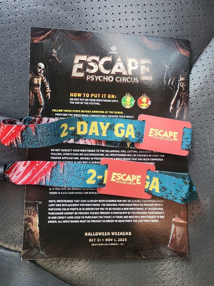 Escape Halloween Ticket