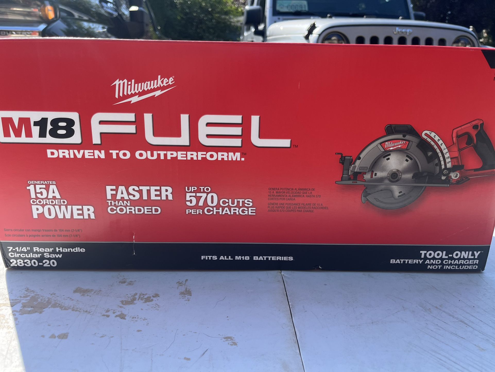 Milwaukee 7-1/4” Rear Handle Saw