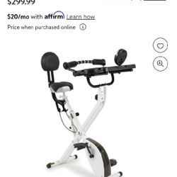 FitDesk V3.0 Exercise Bike Desk With Tablet Holder for Sale in