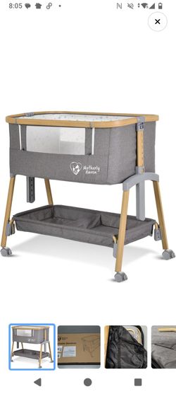 Motherly Haven 3-in-1 Baby Bassinet Bedside Sleeper & Portable Crib