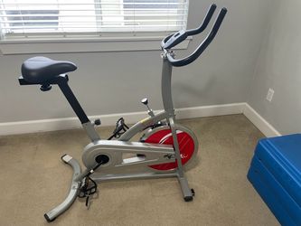 Sunny indoor bicycle with weighted wheel