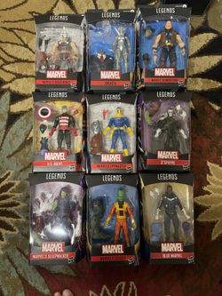 Marvel legends X-Men black Panther Spiderman Deadpool 