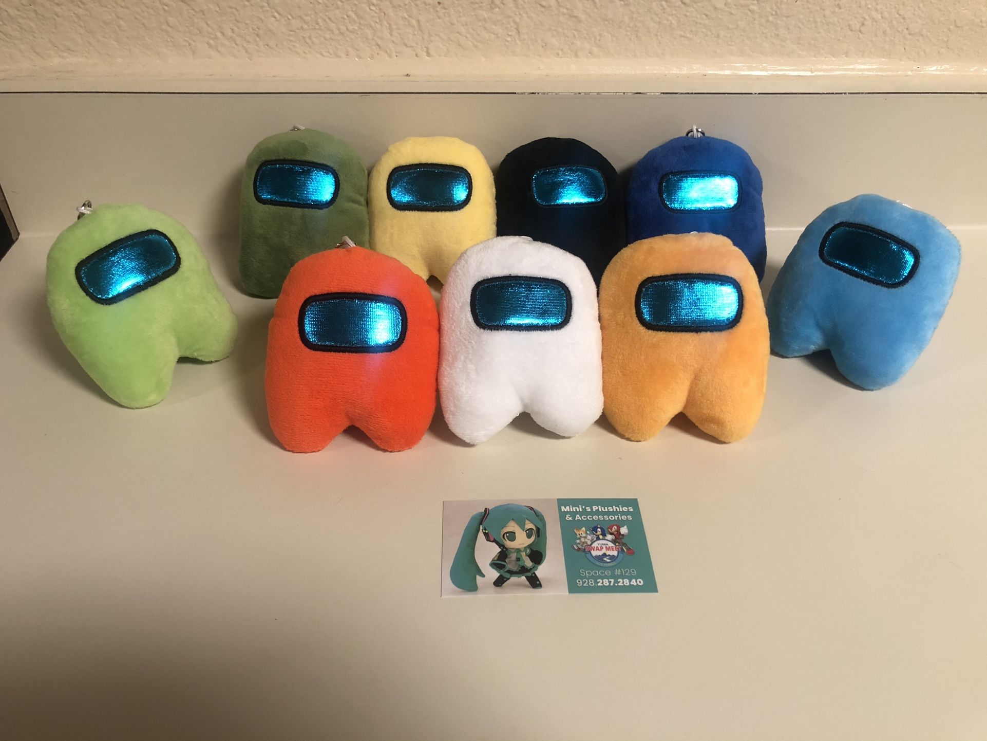 New! Among Us Keychains Plushies