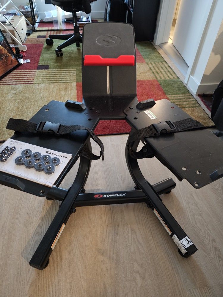 Original Bowflex select tech 552 Adjustable dumbbells with stand
