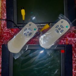 Power Acoustik Pair Of 7” LCD Screens Fits Any Automobile