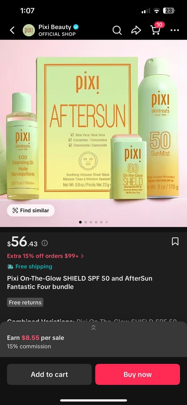 Pixi Sun Care Set