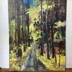 Vintage Watercolor On Board. Signed. Dated 1970.. 20” By 16”