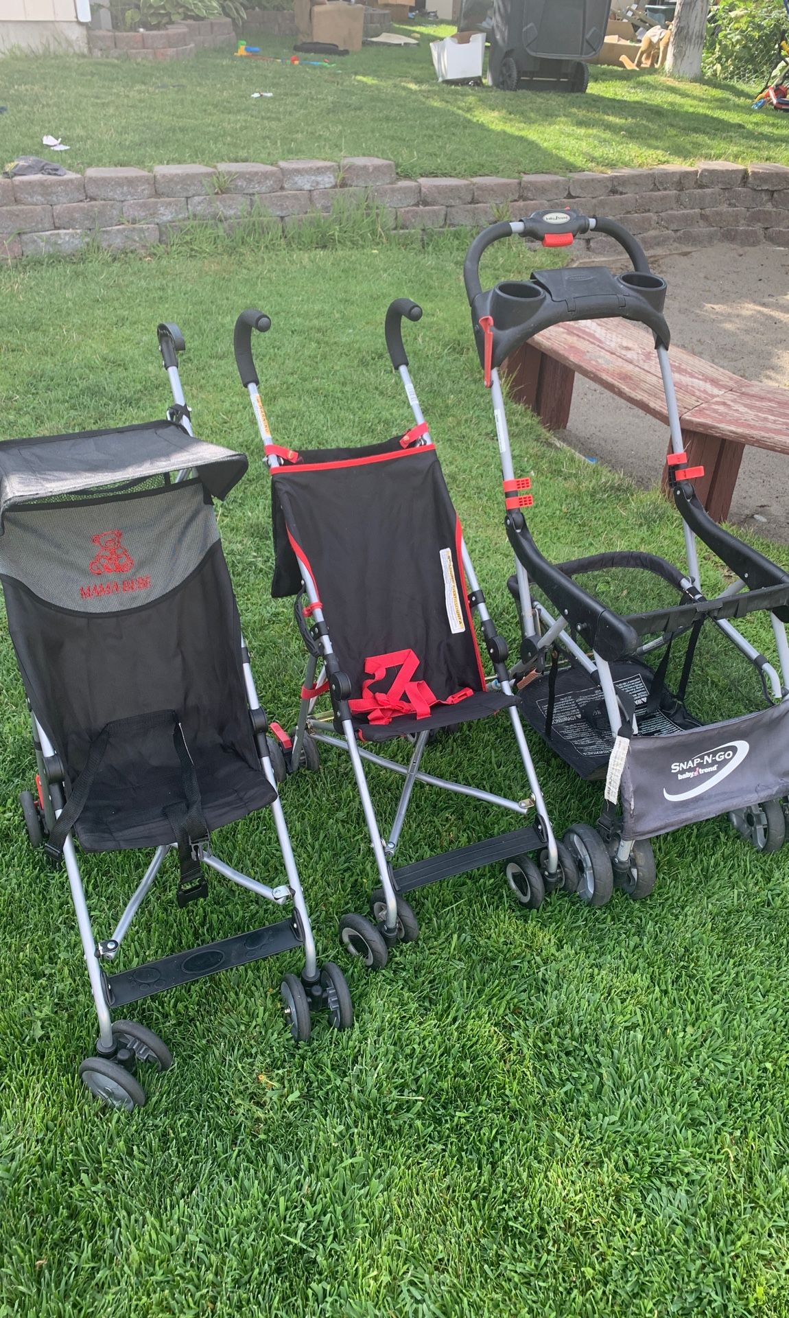 Stroller, car seats, toys, clothing adult and kids (boys) sizes Nb to 6 years of age
