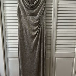 Size 14 or Large Sleeveless Formal Gown  57”