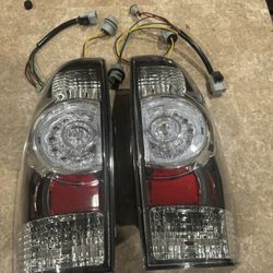 Tacoma LED Tail Lights Assembly Compatible with 2005-2015 Toyota Tacoma, Left+Right Side Rear Lights Brake Lights