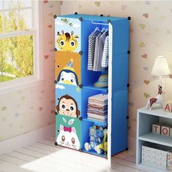 Kids Clothes Stòràge Organizer Blue