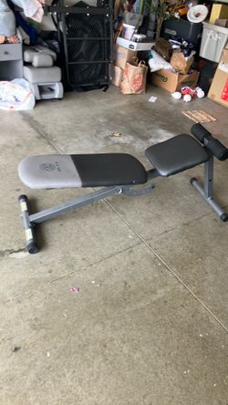 Exercise weight bench