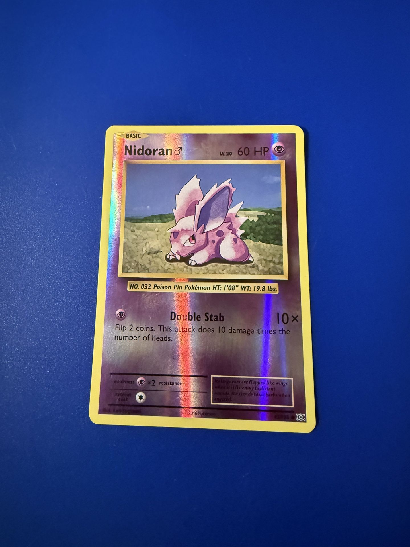 Nidoran [Reverse Holo] #43 Pokemon Evolutions
