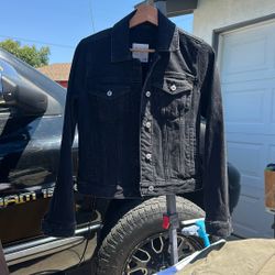 A&F Abercrombie & Fitch Denim Black Jacket