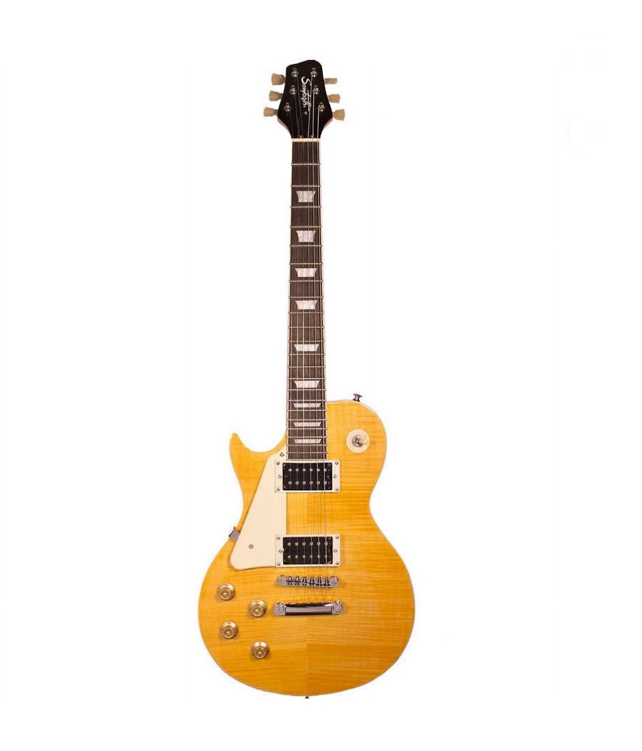 Flame Maple Top Electric Guitar, Cherry Flame, New in Box
