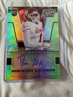 2016 Panini Prizm Collegiate Draft Picks Dominique Alexander #215 Autographs