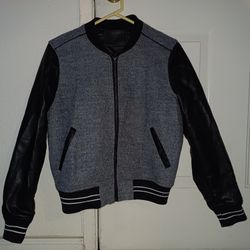Leather/Fabric Medium Jacket