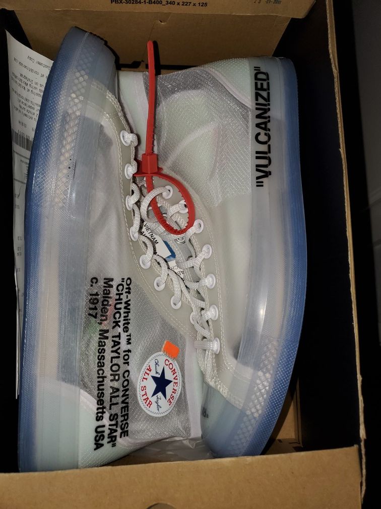 Comverse x off white size 13