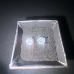 VVS1 Moissanite Stud Earrings 