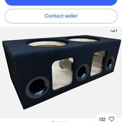 Dual 15 Inch Subwoofer Box 