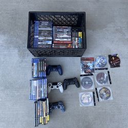 Video Game Lot Controllers GameCube PS4 PS3 PS2