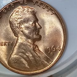 1964 D DOUBLE DIE OBVERSE 