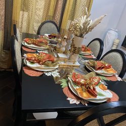 Black Dining Table 