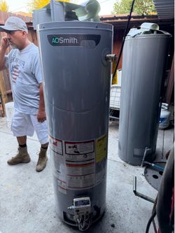 Used 40 gallon water heater
