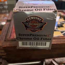 Harley Davidson Premium5 Chrome Oil Filter 63798-99A Original Box